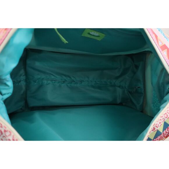 Lily Bloom M3965-80-WC Orange Multi On The Prowl 20" Rolling Duffle Bag - Picture 13 of 14